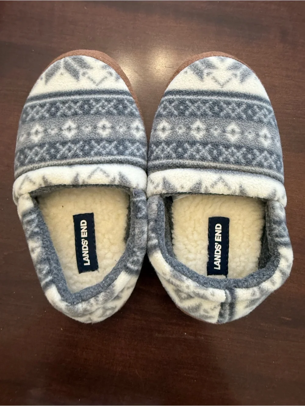 Kids Lands End Slippers